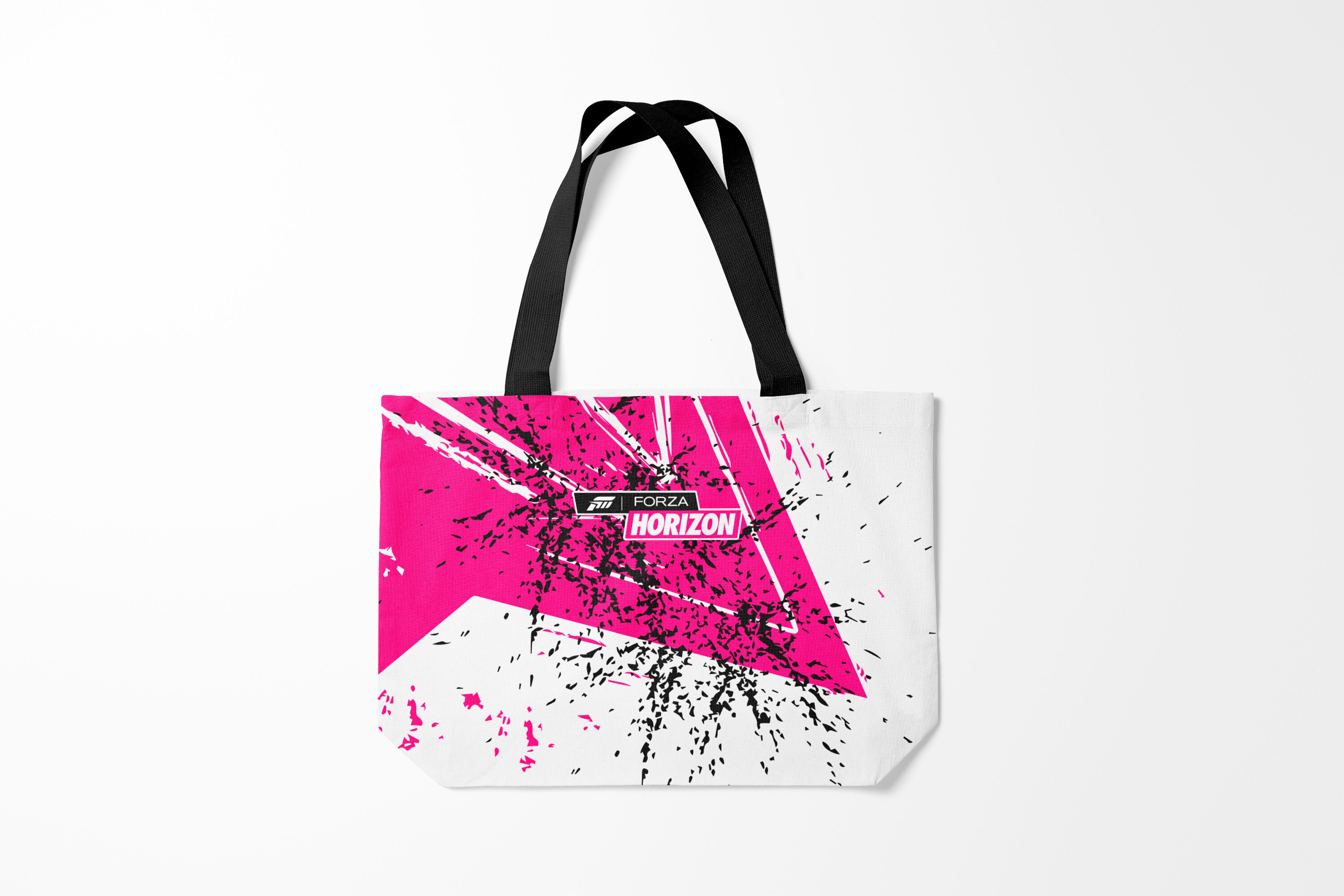 

Сумка шoппер унисекс Burnettie Forza Horizon, белый; розовый, Forza Horizon