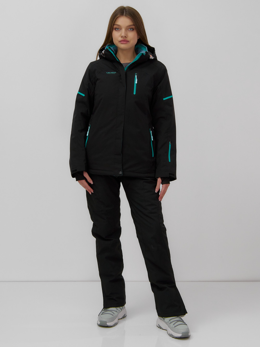 

Горнолыжный костюм женский MTFORCE 001_1 Black XXL INT, Черный, 001_1