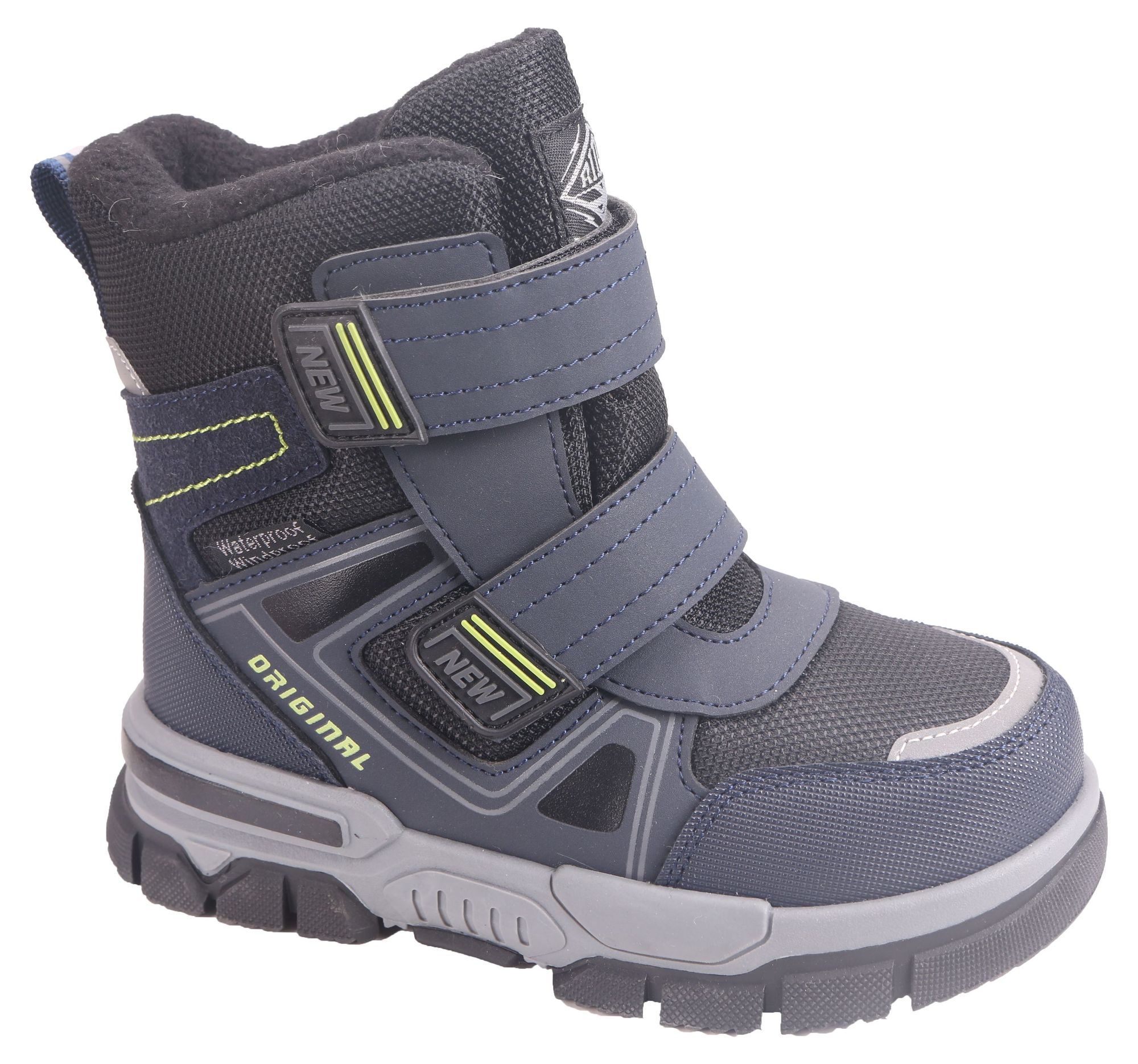 Ботинки Tom-Miki для мальчиков, размер 27, тёмно-синий, T-10662-C