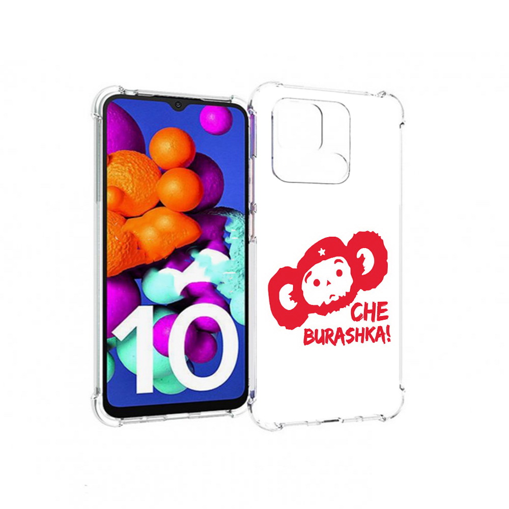 

Чехол MyPads Tocco для Xiaomi Redmi 10C чебурашка, Прозрачный, Tocco