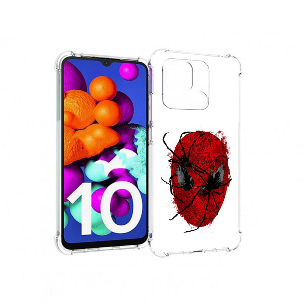 

Чехол MyPads Tocco для Xiaomi Redmi 10C человек паук, Прозрачный, Tocco