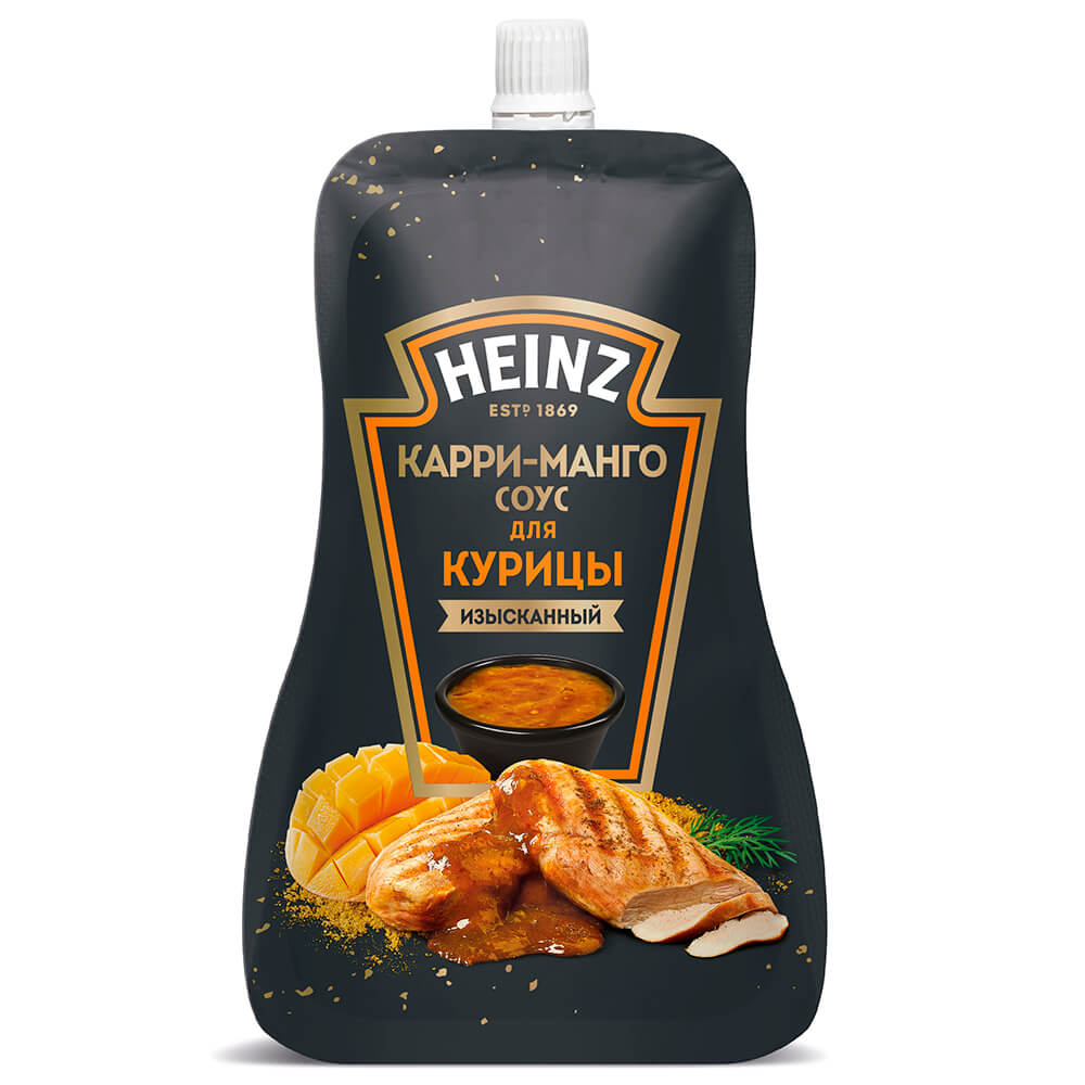 фото Соус heinz curry mango для курицы 230 г