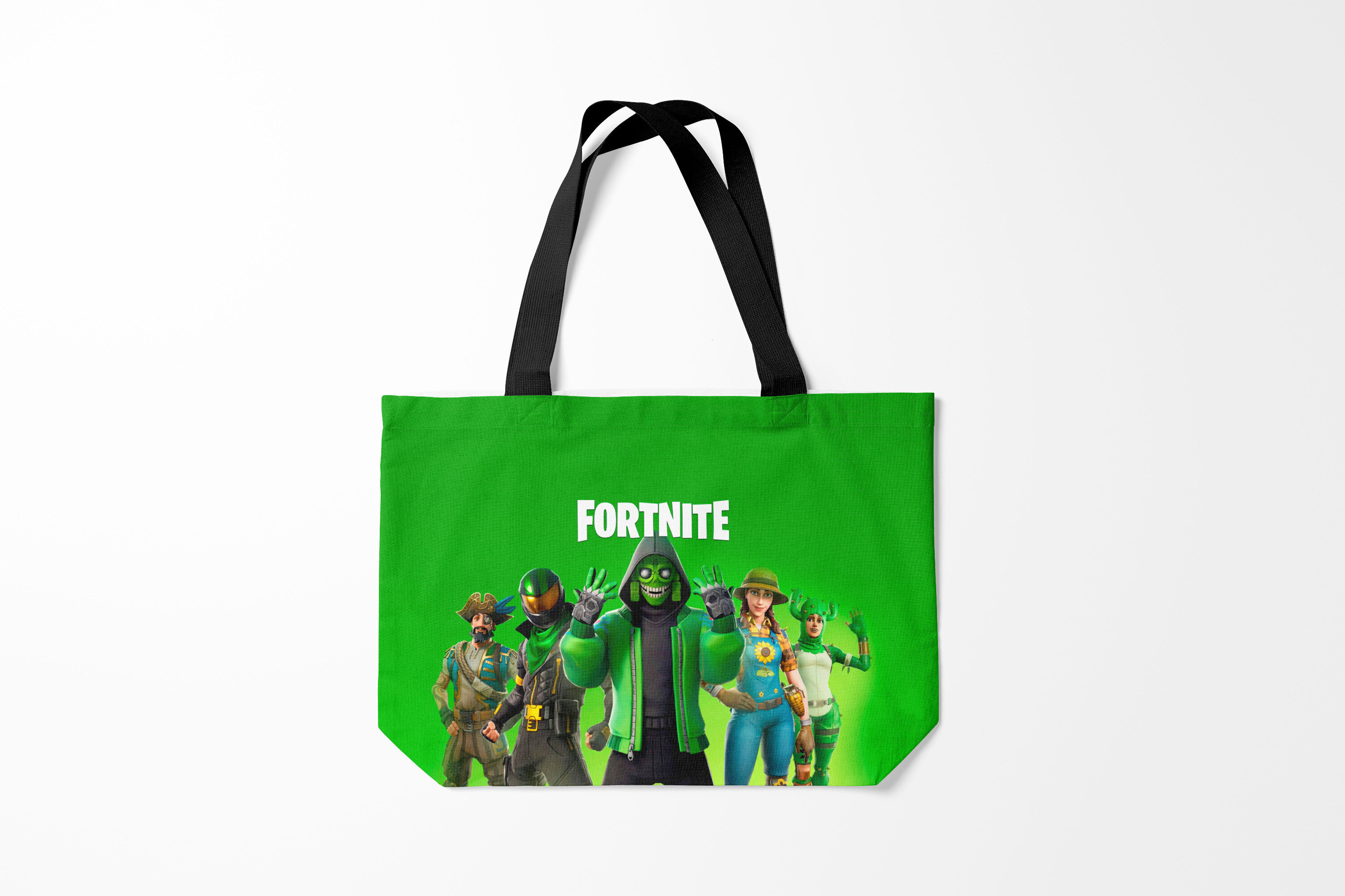 

Сумка шoппер унисекс Burnettie Fortnite ФОРТНАЙТ, зеленый, Fortnite ФОРТНАЙТ