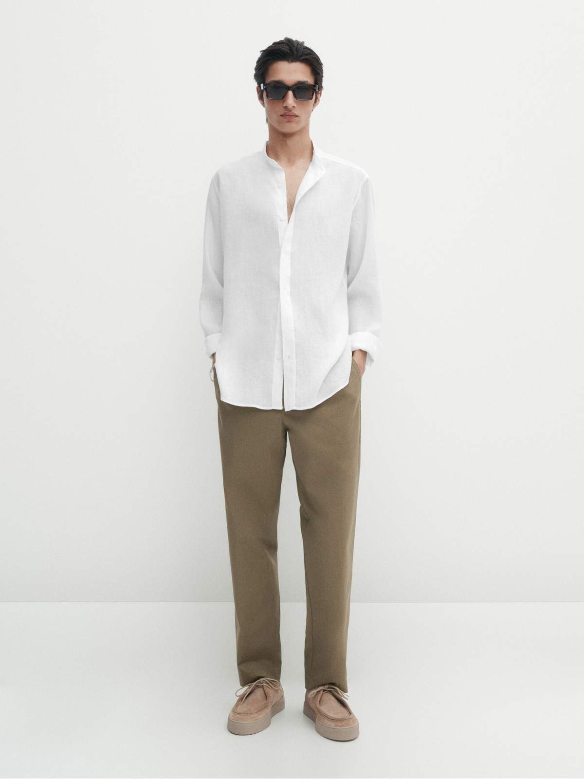 

Рубашка мужская Massimo Dutti 0193/482-I2024 белая XXL, Белый, 0193/482-I2024