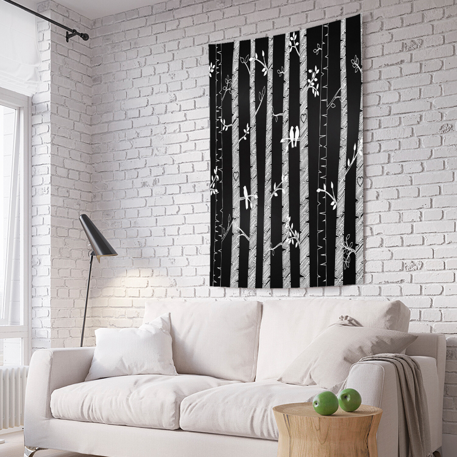 

Вертикальное фотопанно на стену JoyArty Птицы в лесу 150x200 см, Птицы в лесу