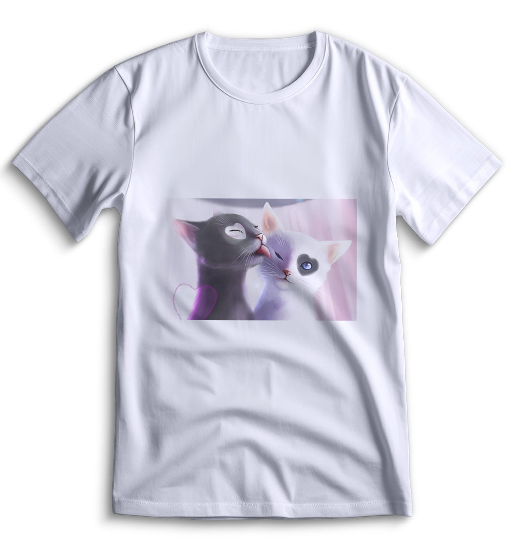 Футболка Top T-shirt Кот Котенок 0175 белая XL 1408lol30668 110148290888,  арт. XL-TO-YASB-1408lol30668, цена 990 р., описание, характеристики, фото,  отзывы | kak-investirovat.ru