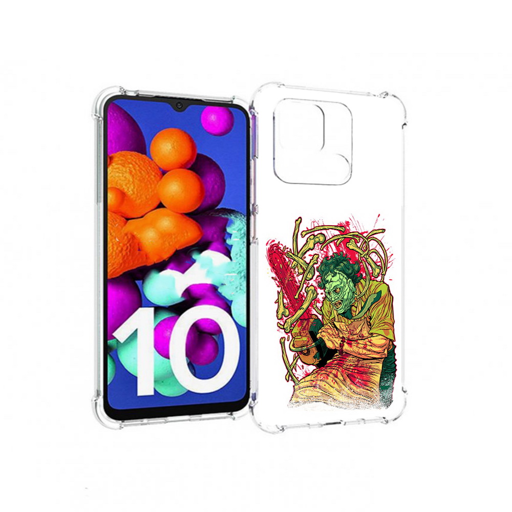 

Чехол MyPads Tocco для Xiaomi Redmi 10C яркий мясник, Прозрачный, Tocco