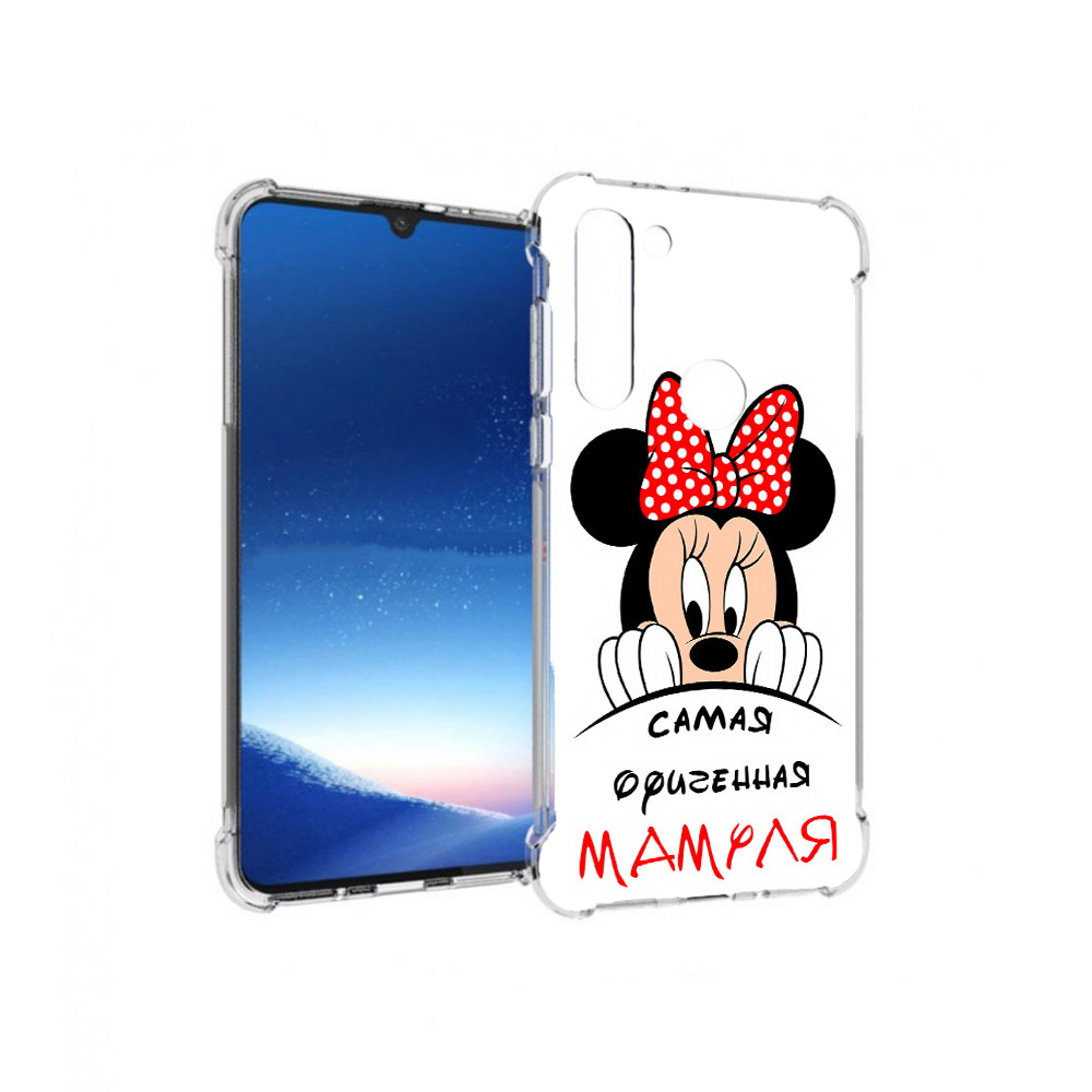 

Чехол MyPads Tocco для Motorola Moto G8 Power Самая лучшая мамуля Мини Маус, Прозрачный, Tocco