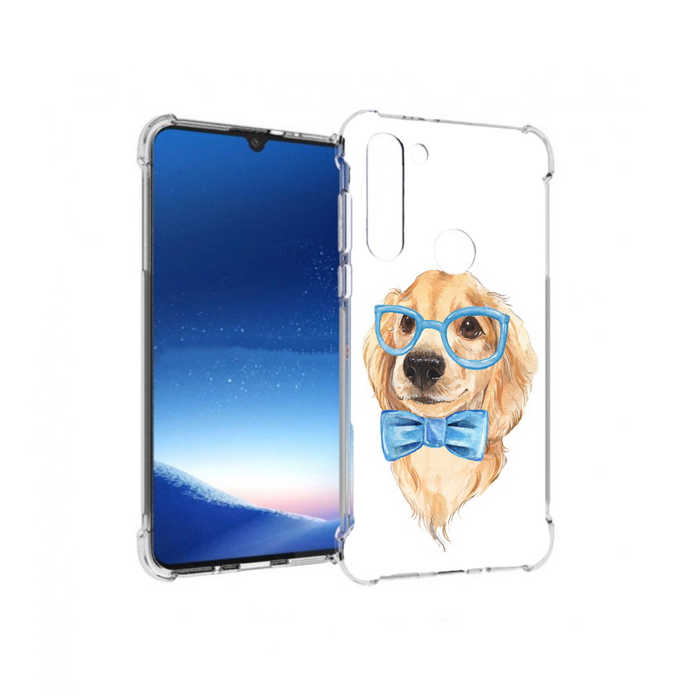 

Чехол MyPads Tocco для Motorola Moto G8 Power Собака интеллигент (PT143076.340.159), Прозрачный, Tocco