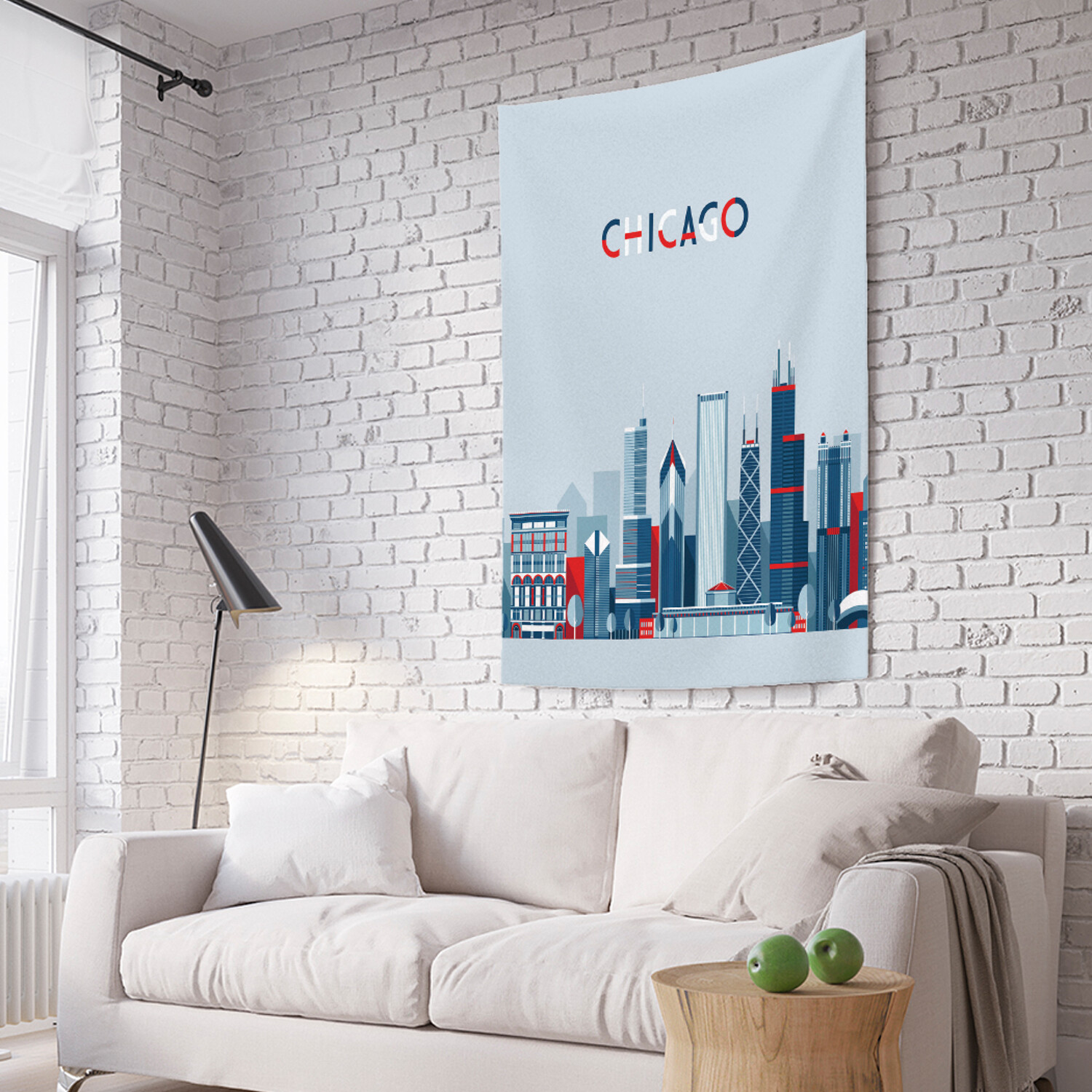 

Вертикальное фотопанно на стену JoyArty Чикаго арт 150x200 см, Чикаго арт