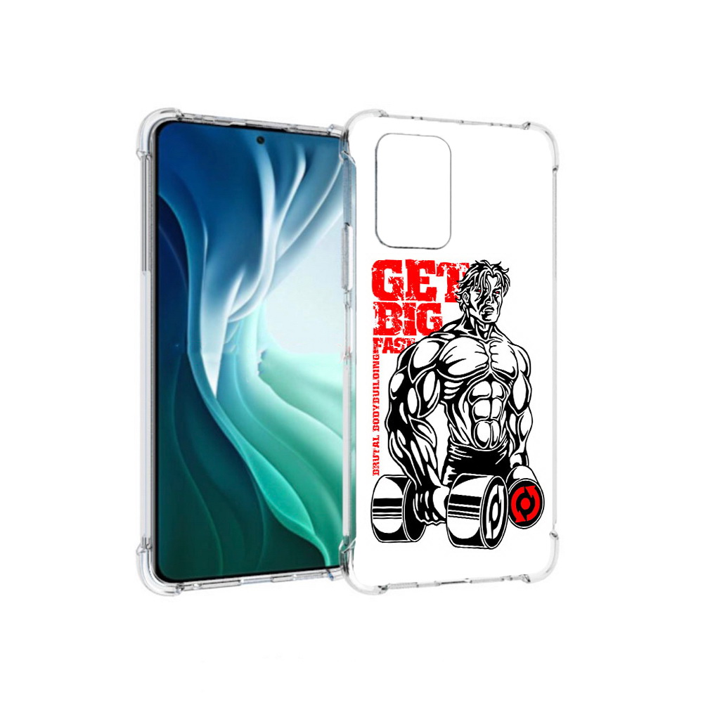 Чехол MyPads Tocco для Xiaomi Redmi Note 10 Pro 5G накаченное тело (PT162244.283.495)