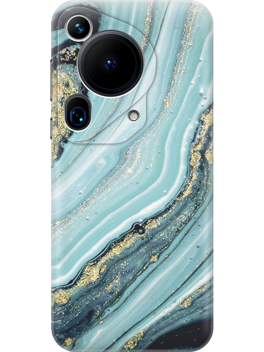 

Силиконовый чехол на Huawei Pura 70 Ultra с принтом "Зеленый мрамор", Прозрачный;белый;зеленый, 782625831