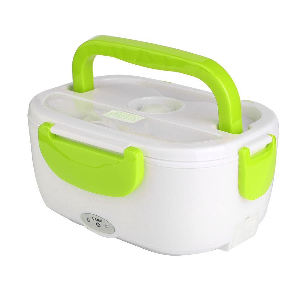 фото Ланч-бокс электрический с подогревом electric lunch box, зеленый nobrand