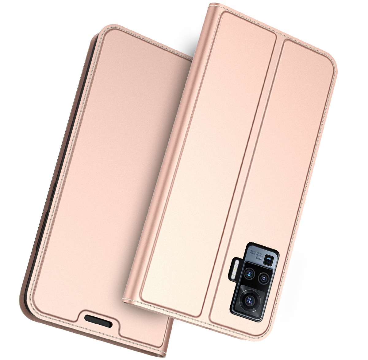 Чехол MyPads для Vivo X50 Pro Gold (151216)