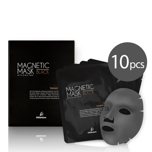 

Магнитная черная тканевая маска для лица DESEMBRE MAGNETIC MASK BLACK 30 мл x10 шт, MAGNETIC