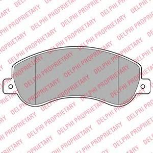 Колодки Ford Transit 2006 Delphi Арт Lp1954 6049₽