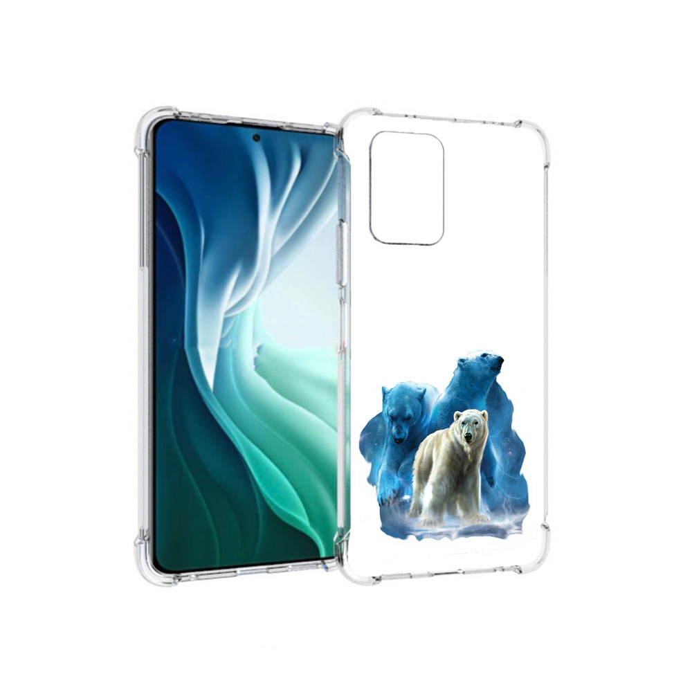 Чехол MyPads Tocco для Xiaomi Redmi Note 10 Pro 5G полярный медведь (PT162244.283.549)
