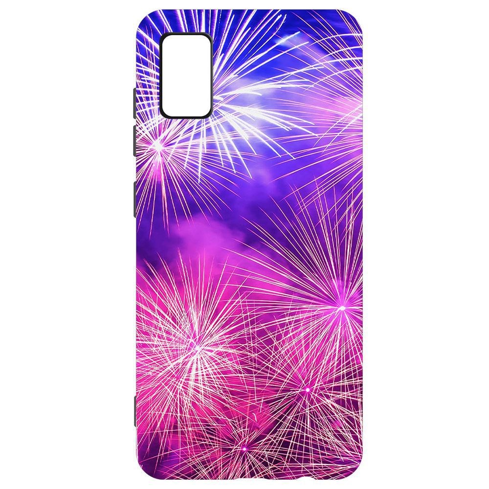 

Чехол-накладка Krutoff Софт Кейс Салют для Samsung Galaxy A41 (A415) черный