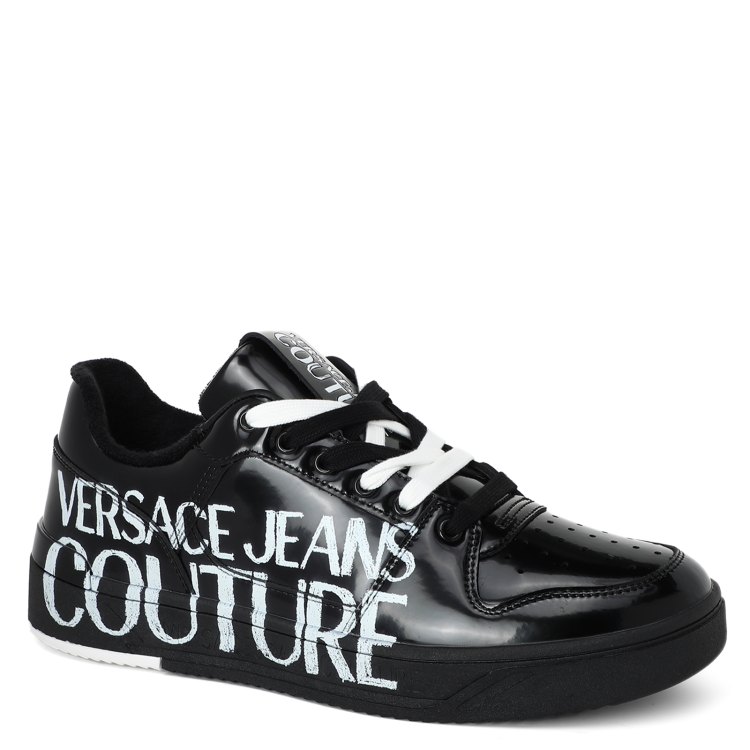 

Кеды мужские Versace Jeans Couture 74YA3SJ5 черные 41 EU, Черный, 74YA3SJ5