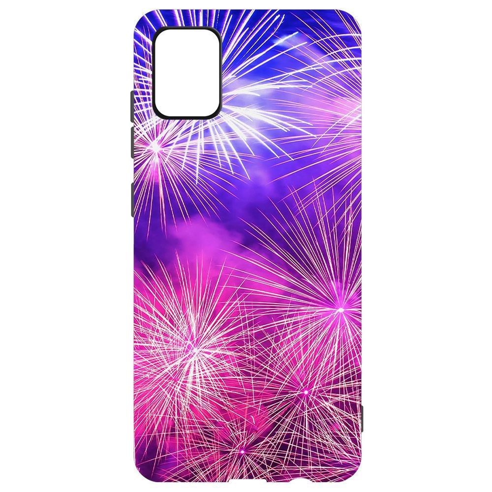 

Чехол-накладка Krutoff Софт Кейс Салют для Samsung Galaxy A51 (A515) черный