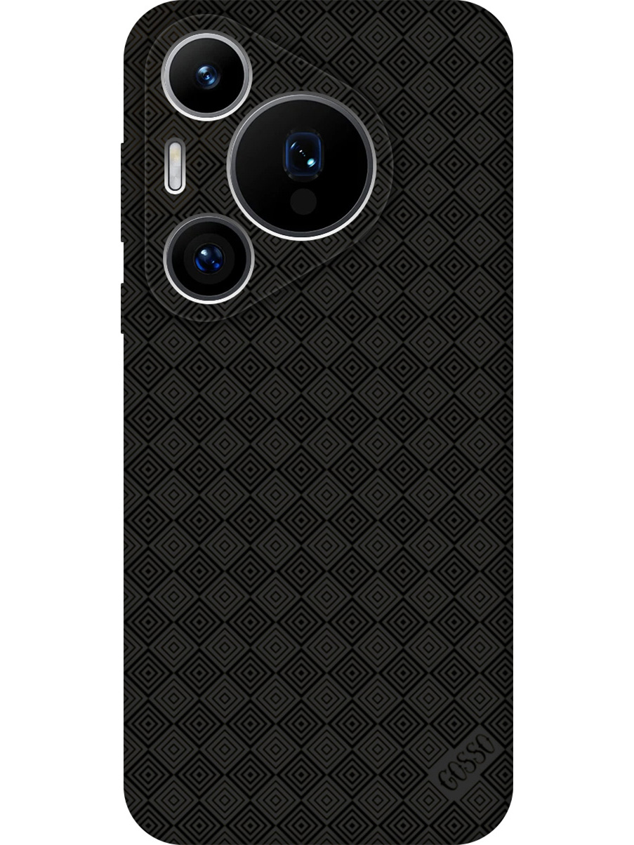 

Силиконовый чехол на Huawei Pura 70 Pro / 70 Pro+ с принтом матовый черный 794785, Черный;прозрачный, 782625231