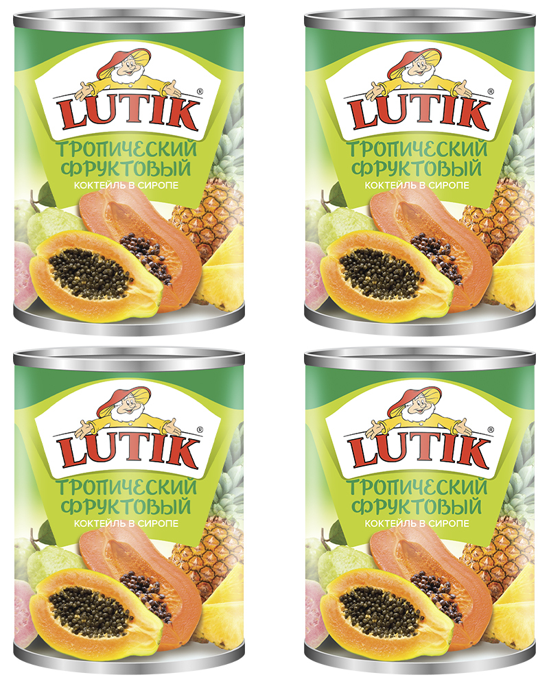 

Тропический фруктовый коктейль Lutik 580 мл. - 4 шт