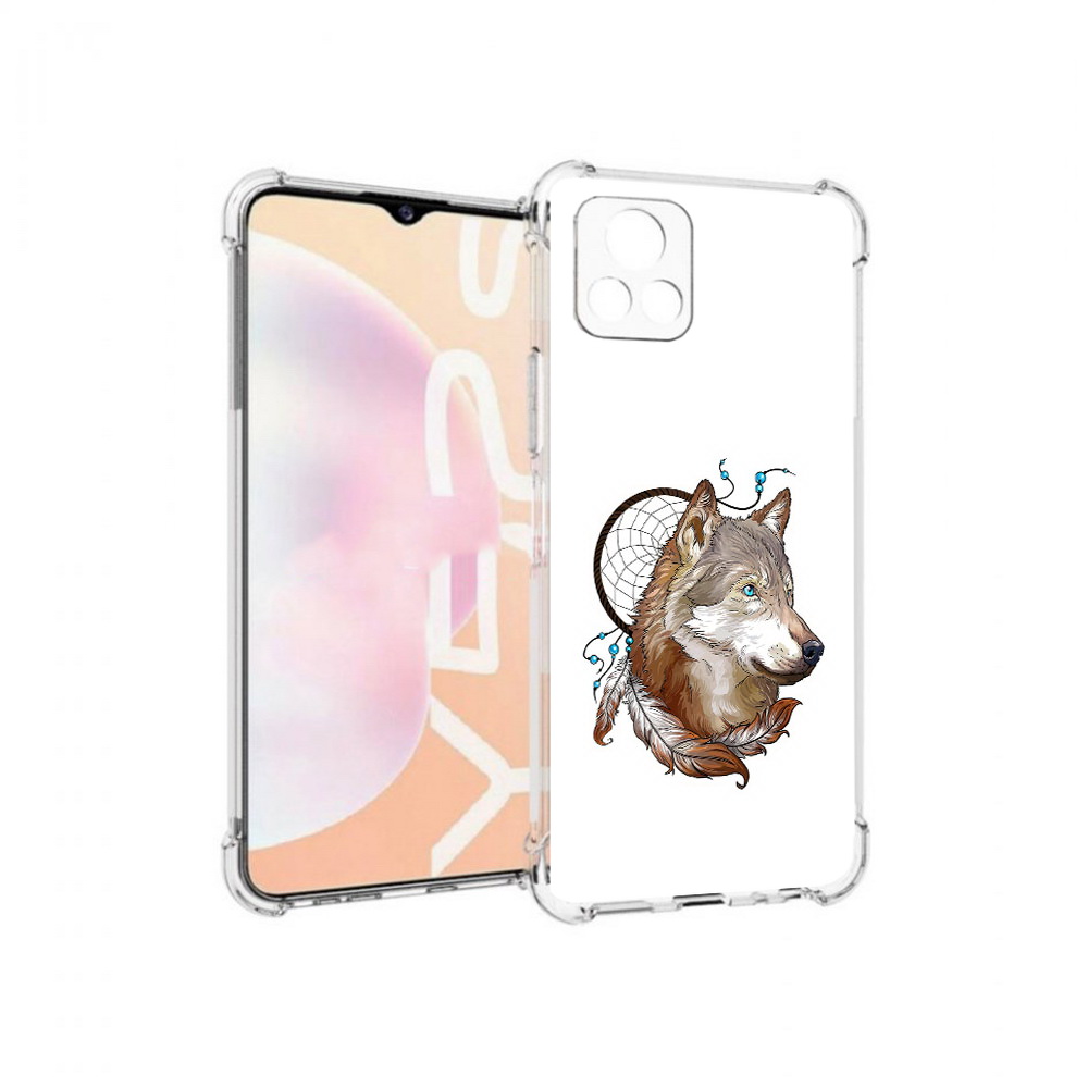 

Чехол MyPads Tocco для Vivo Y52s волк и ловец снов, Прозрачный, Tocco