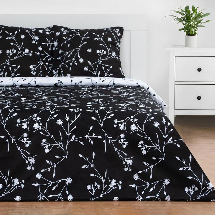 

Постельное бельё Этель Евро Flowers (вид 3) 200х217 см, 220х240 см, 70х70 см -2 шт,поплин, Этель: Flowers