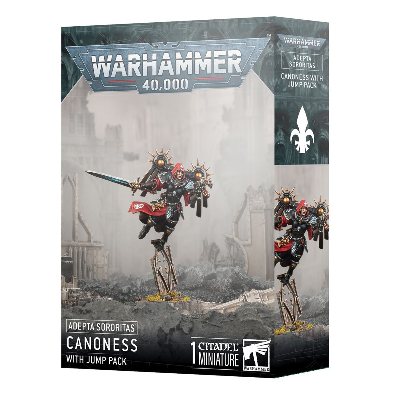 

Миниатюры для игры Games Workshop Warhammer 40000 Adepta Sororitas Canoness With Jump Pack, Adepta Sororitas