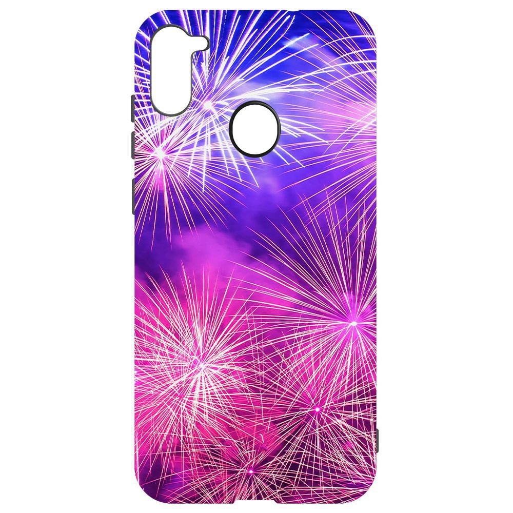 

Чехол-накладка Krutoff Софт Кейс Салют для Samsung Galaxy M11 (M115) черный