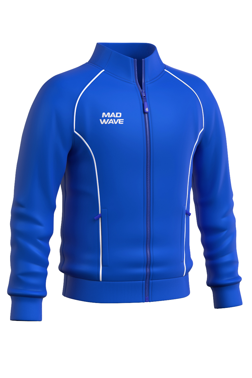 

Куртка мужская Mad Wave Track jacket синяя 3XL, Синий, Track jacket