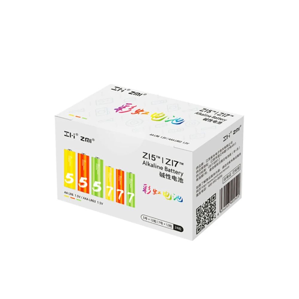 Батарейки CUKTECH B10 AA+AAA rainbow alkaline battery