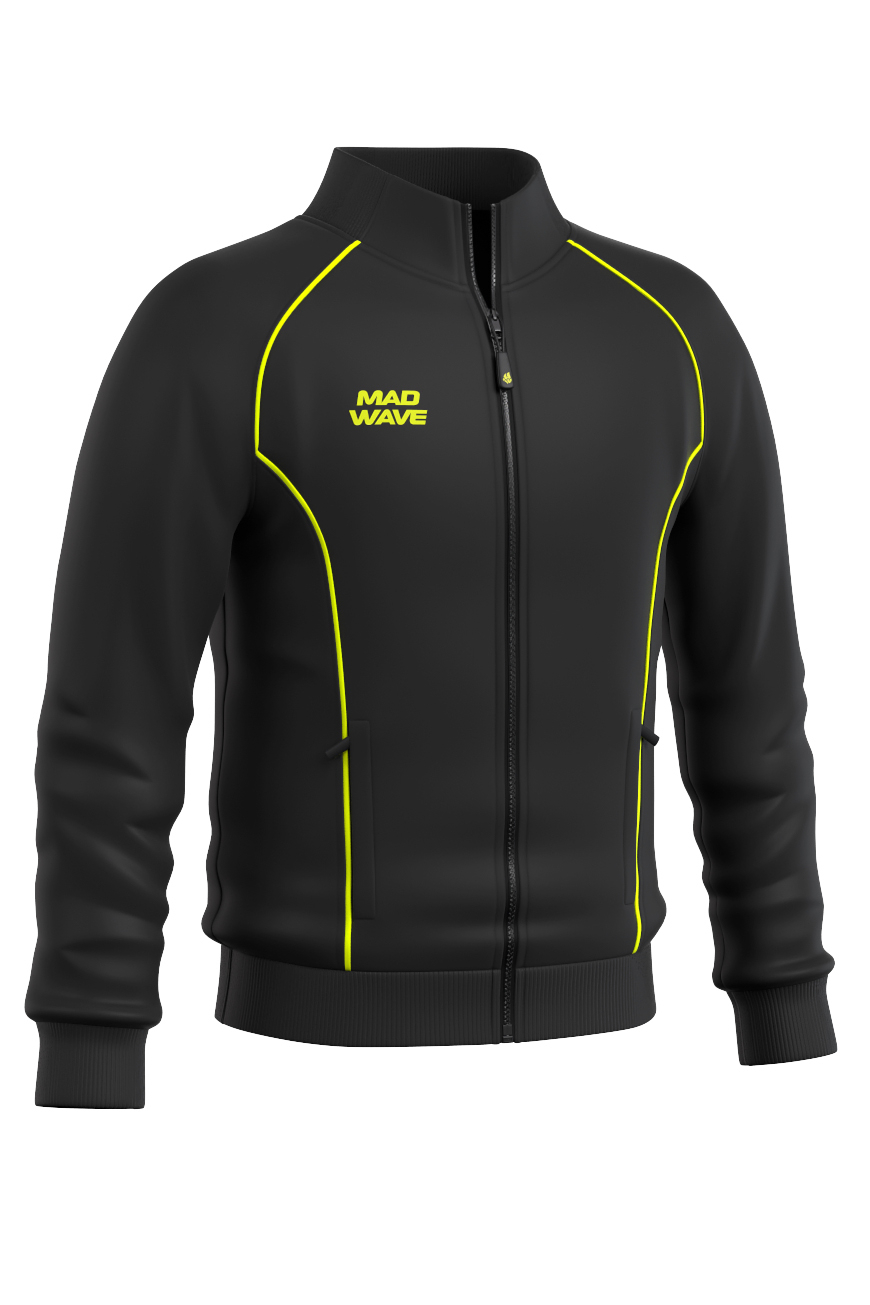 

Куртка мужская Mad Wave Track jacket черная XS, Черный, Track jacket