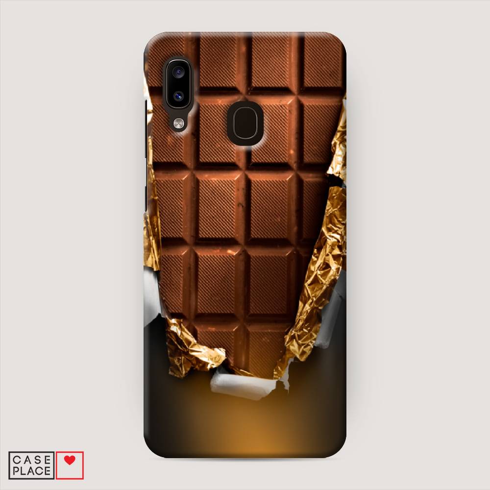 

Пластиковый чехол "Шоколадка" на Samsung Galaxy A20, 27620-7