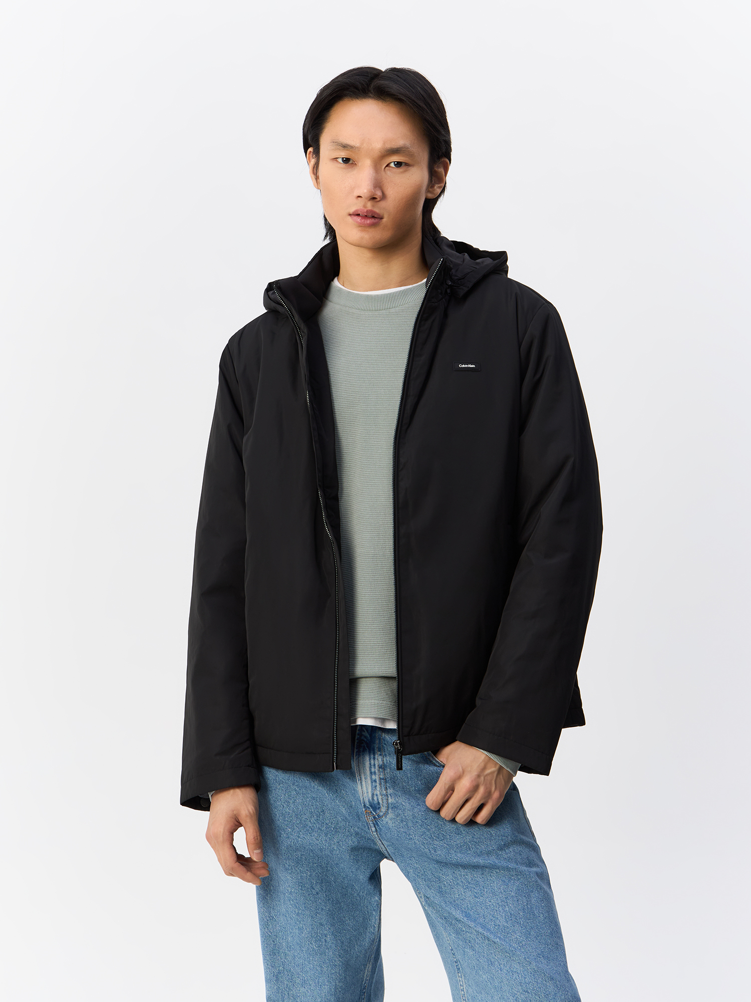 

Куртка мужская Calvin Klein K10K113005 черная L, Черный, K10K113005