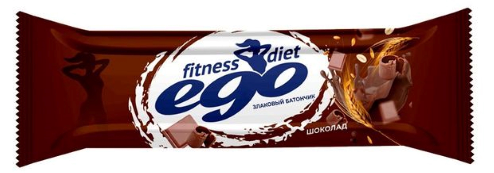 фото Батончик злаковый ego fitness темный шоколад с витаминами-железом 27 г