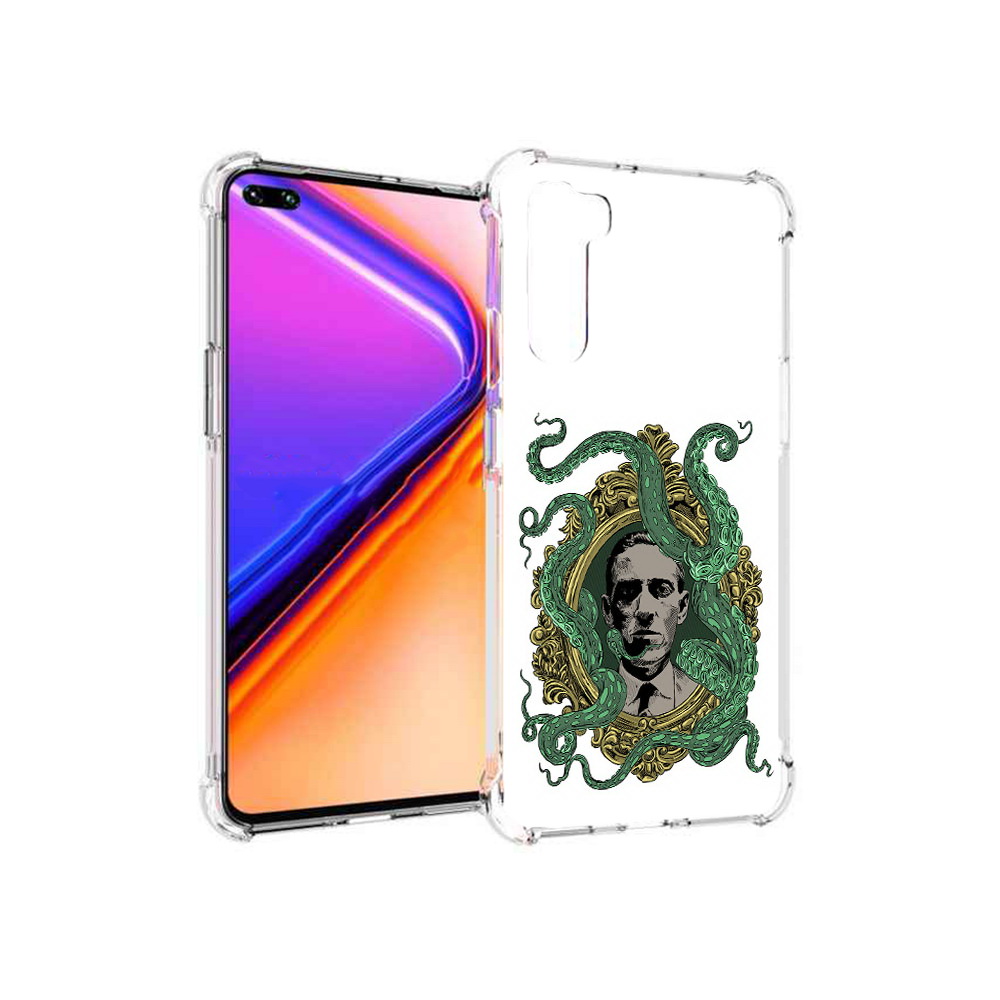 

Чехол MyPads Tocco для OnePlus Nord портрет с кракеном (PT227045.136.552), Прозрачный, Tocco