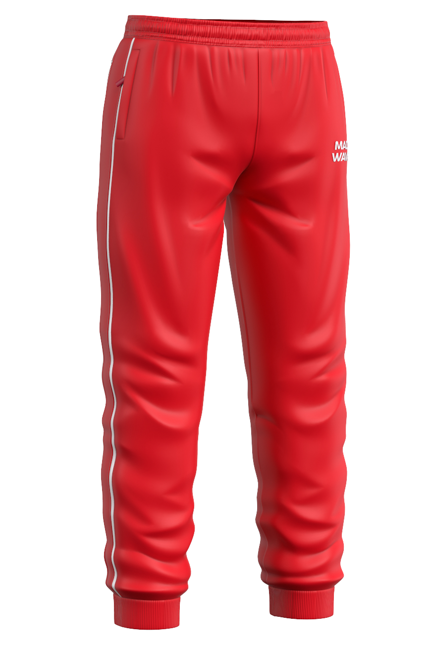 Спортивные брюки мужские Mad Wave Track pants красные 3XL