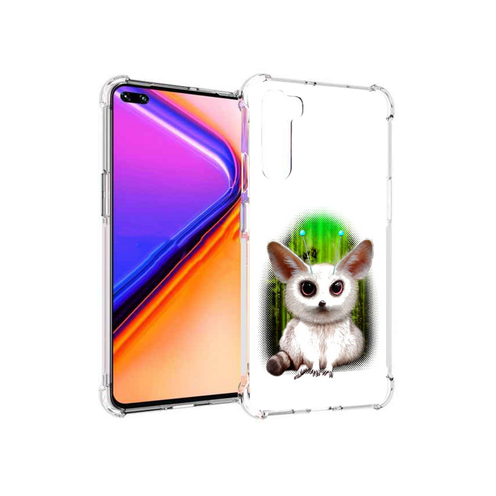 

Чехол MyPads Tocco для OnePlus Nord пушистое животное (PT227045.136.560), Прозрачный, Tocco