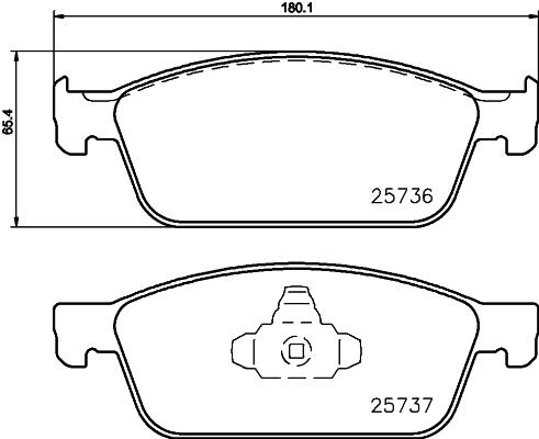 

Тормозные колодки NISSHINBO передние дисковые Strong Ceramic np5074sc