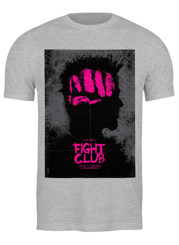 

Футболка мужская Printio Fight club / бойцовский клуб серая M, Серый, Fight club / бойцовский клуб