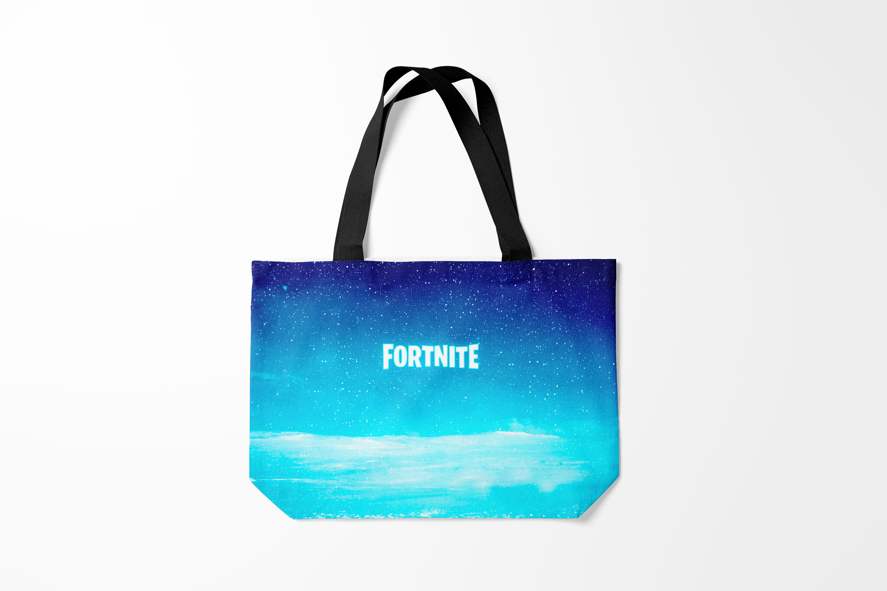 

Сумка шoппер унисекс Burnettie Fortnite WINTER, голубой, Fortnite WINTER