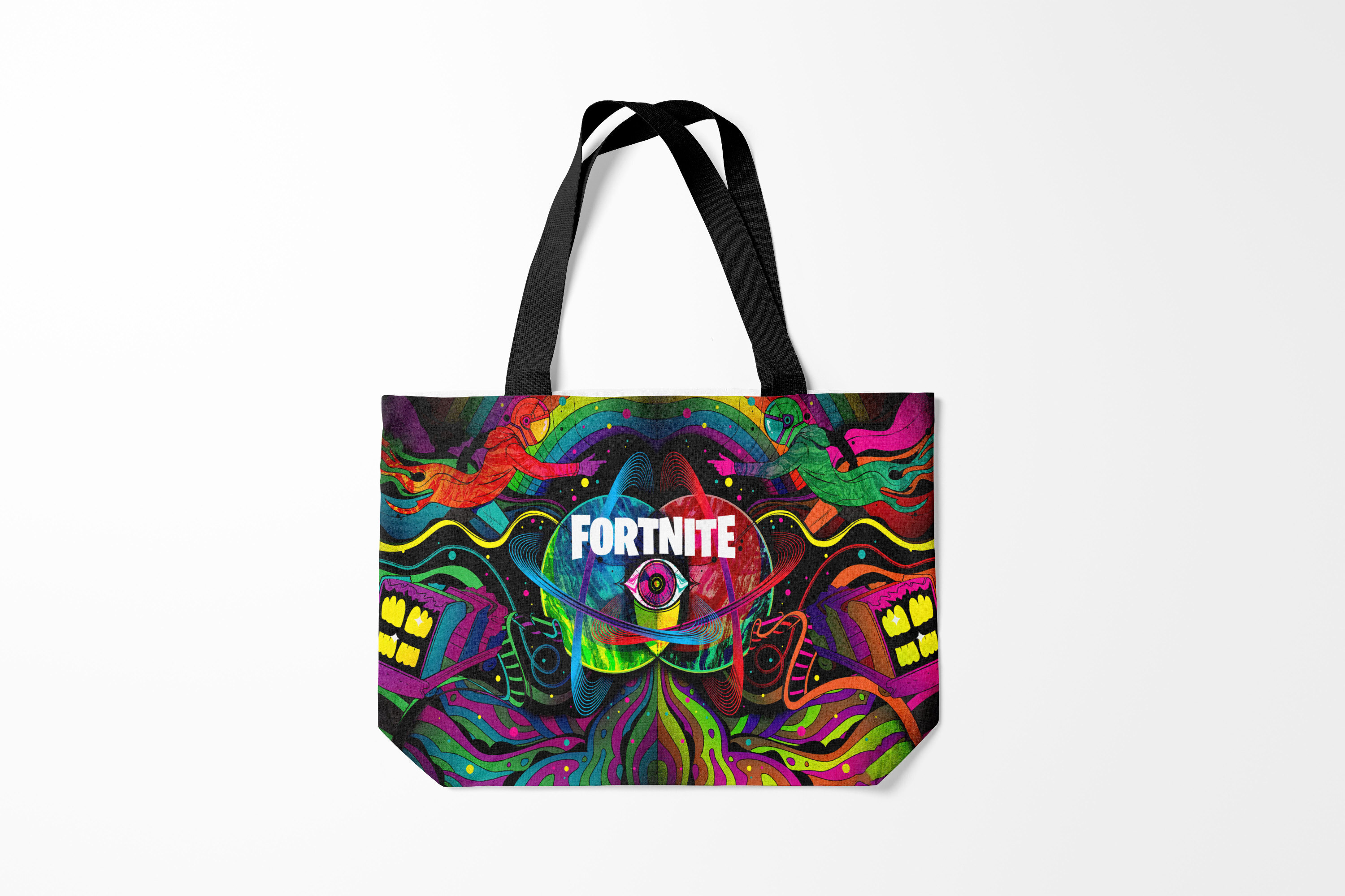 

Сумка шoппер унисекс Burnettie Fortnite TRAVIS SCOTT X FORTNITE., разноцветный, Fortnite TRAVIS SCOTT X FORTNITE.