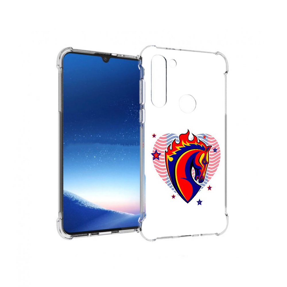 

Чехол MyPads Tocco для Motorola Moto G8 Power ФК ЦСЛ Лошадь (PT143076.340.180), Прозрачный, Tocco