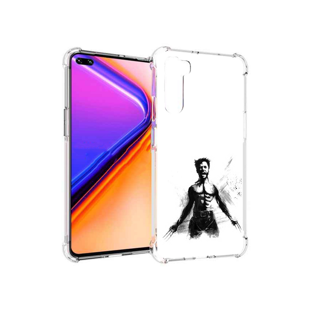 

Чехол MyPads Tocco для OnePlus Nord росомаха (PT227045.136.587), Прозрачный, Tocco