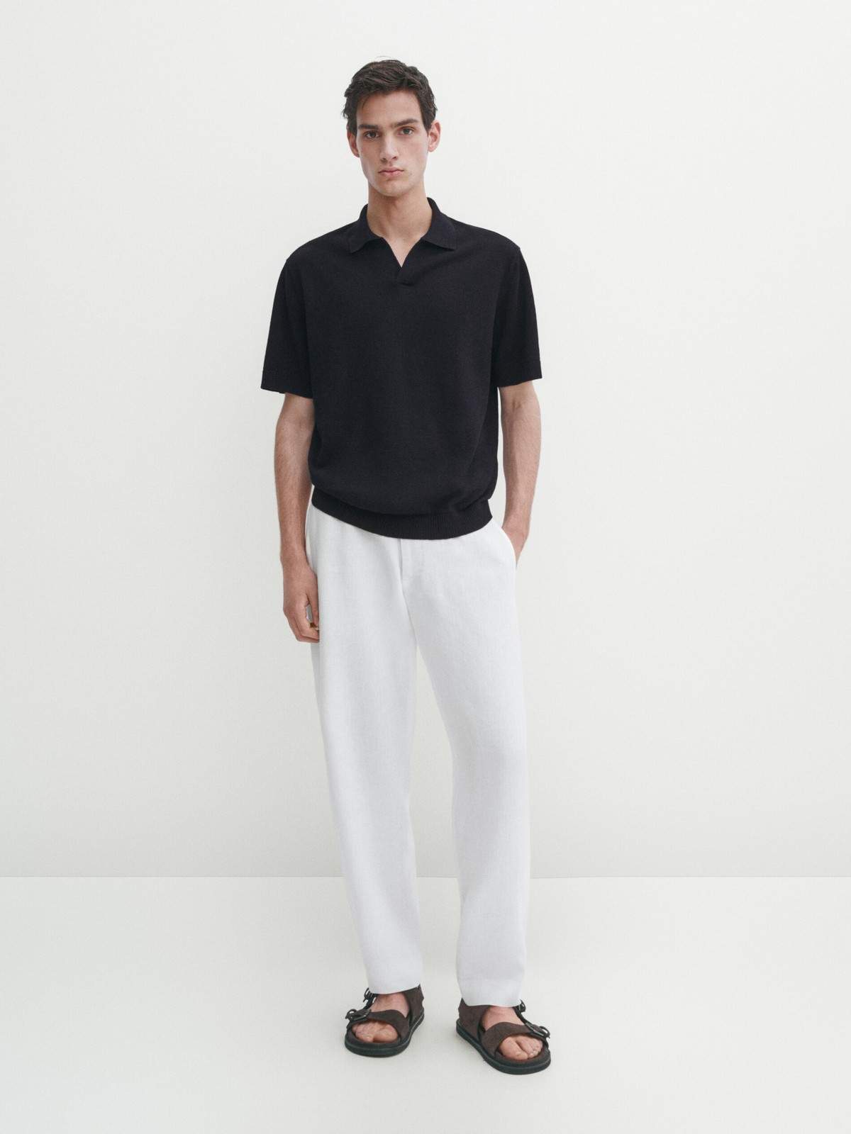 

Рубашка мужская Massimo Dutti 0916/349-I2024 синяя L, Синий, 0916/349-I2024