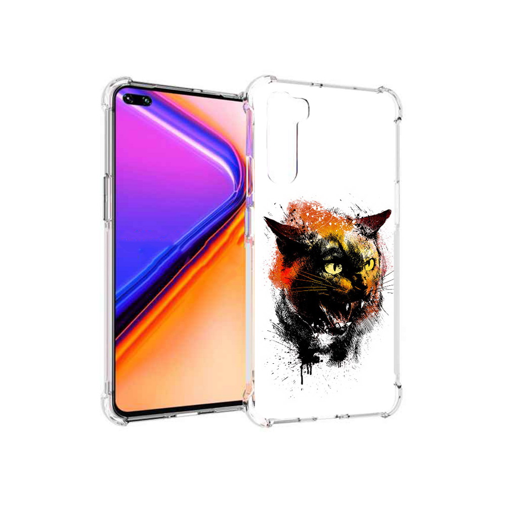 

Чехол MyPads Tocco для OnePlus Nord сиамский кот (PT227045.136.598), Прозрачный, Tocco