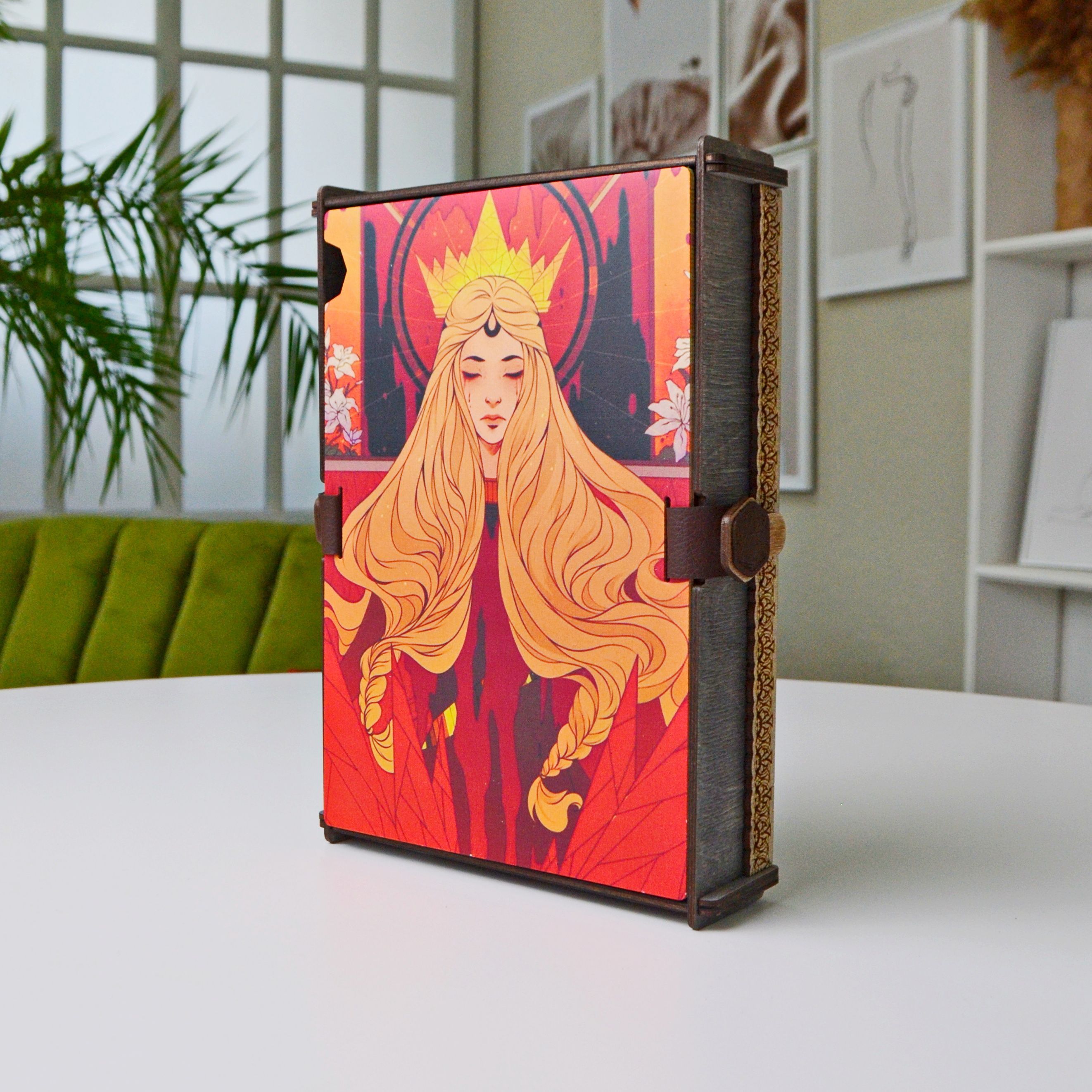 

Органайзер для днд "Багрянец" с листом персонажа, dungeon and dragons, Чудеса Леса, Разноцветный
