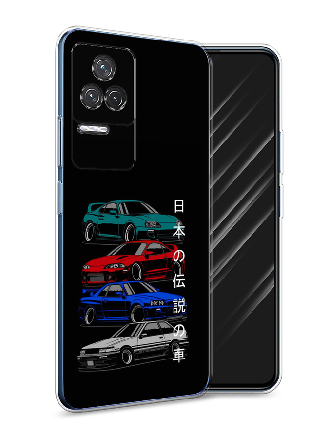 

Чехол Awog на Xiaomi Redmi K50 "JDM Legend cars", Разноцветный, 312250-5