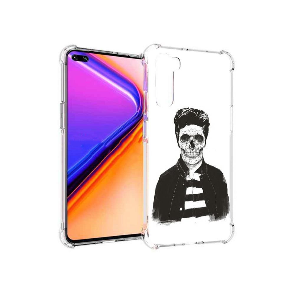 

Чехол MyPads Tocco для OnePlus Nord скелет (PT227045.136.604), Прозрачный, Tocco